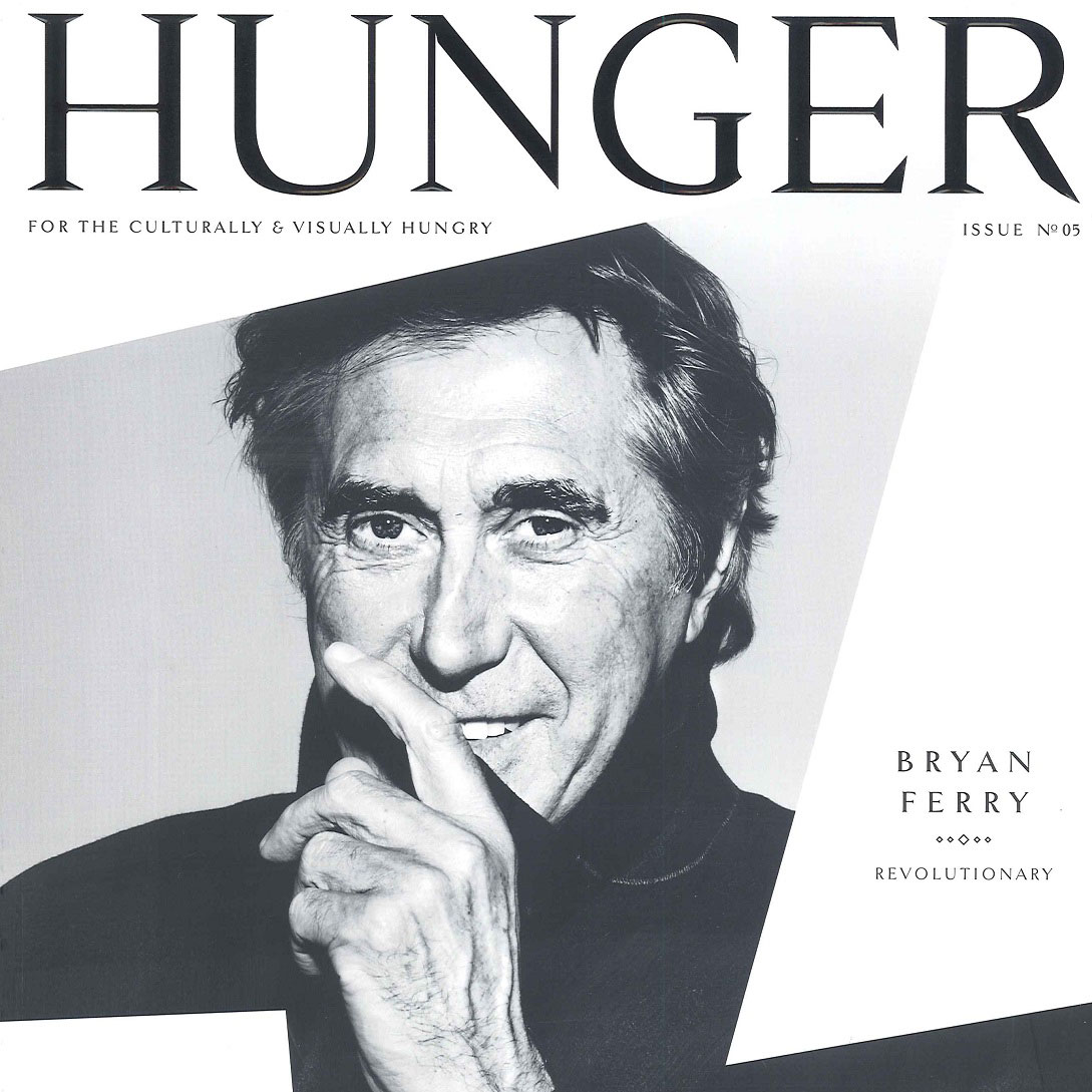 Bryan Ferry Hunger Magazine Cover